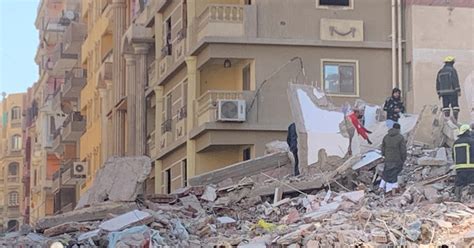 An apartment building collapses in Cairo, killing at least 7, according to Egypt’s state media